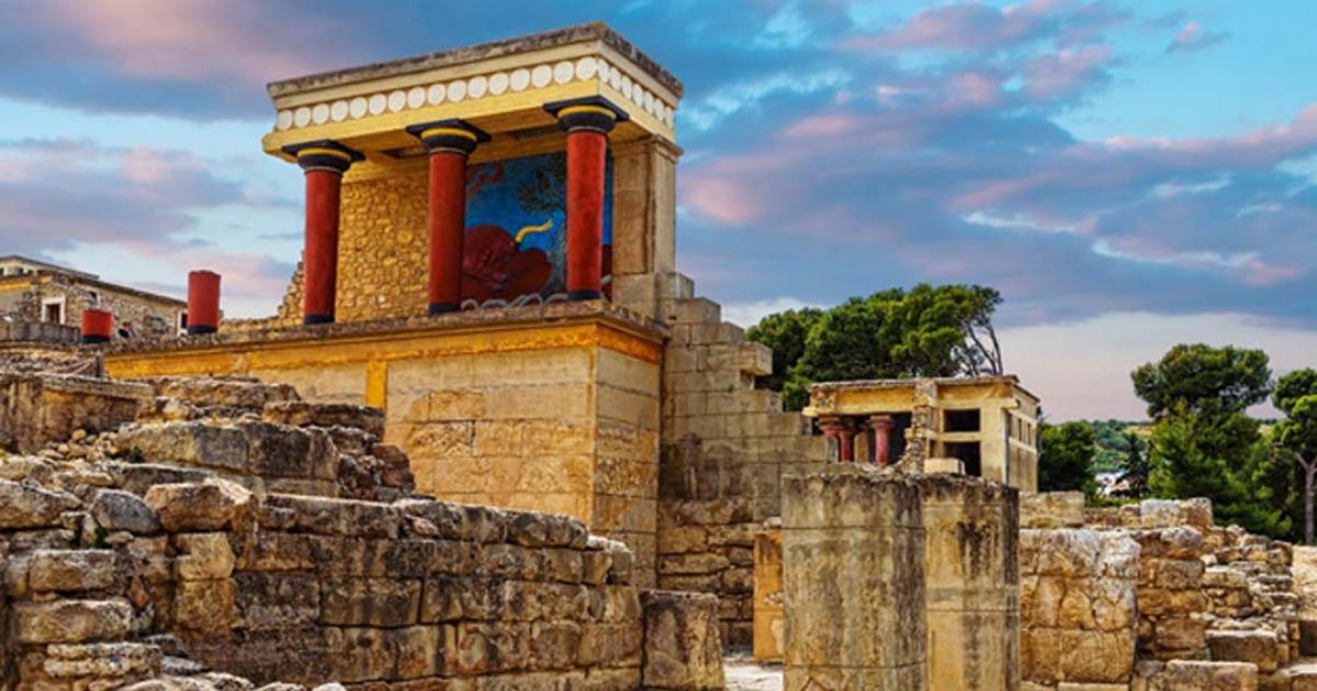 The Palace of Knossos, Crete.