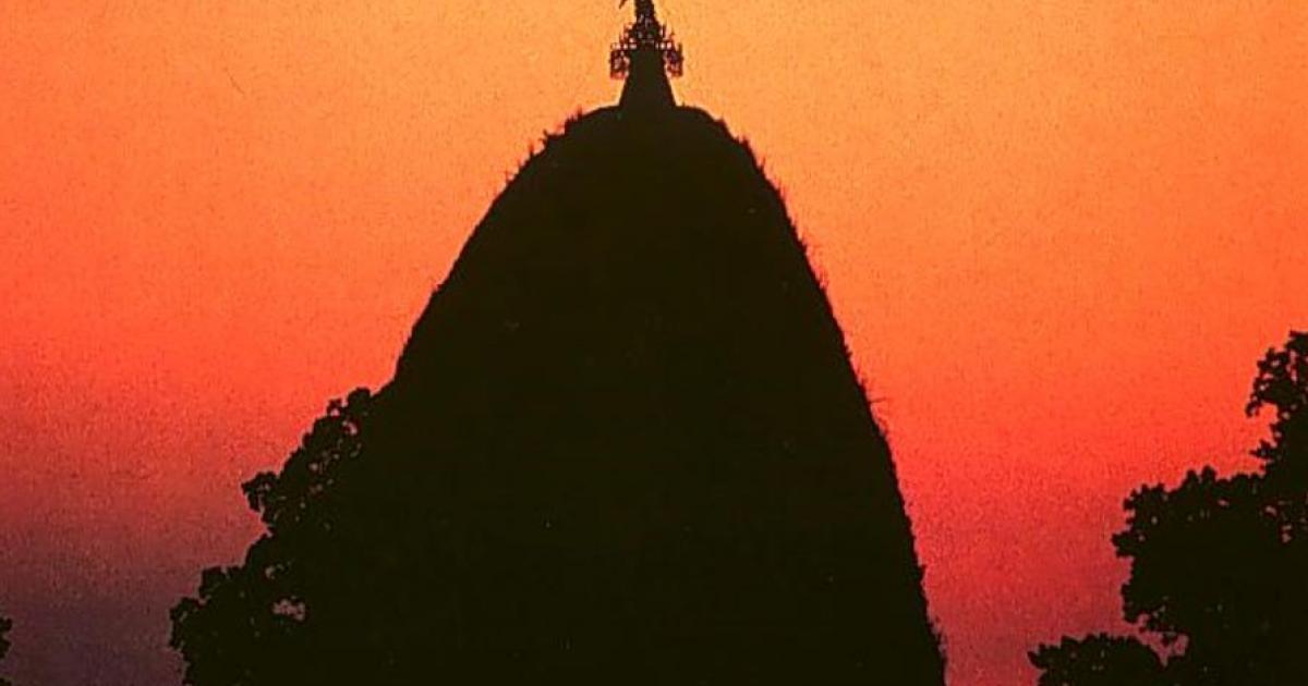 The Pyama stupa, which may date to the Pyu period.