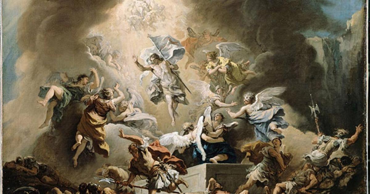 The Resurrection. (c. 1715-1716) By S. Ricci. 