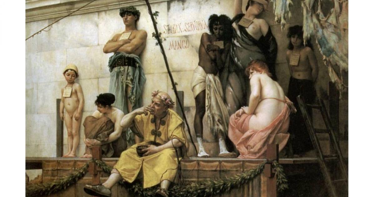 ‘The Slave Market’ (1886) by Gustave Boulanger. 