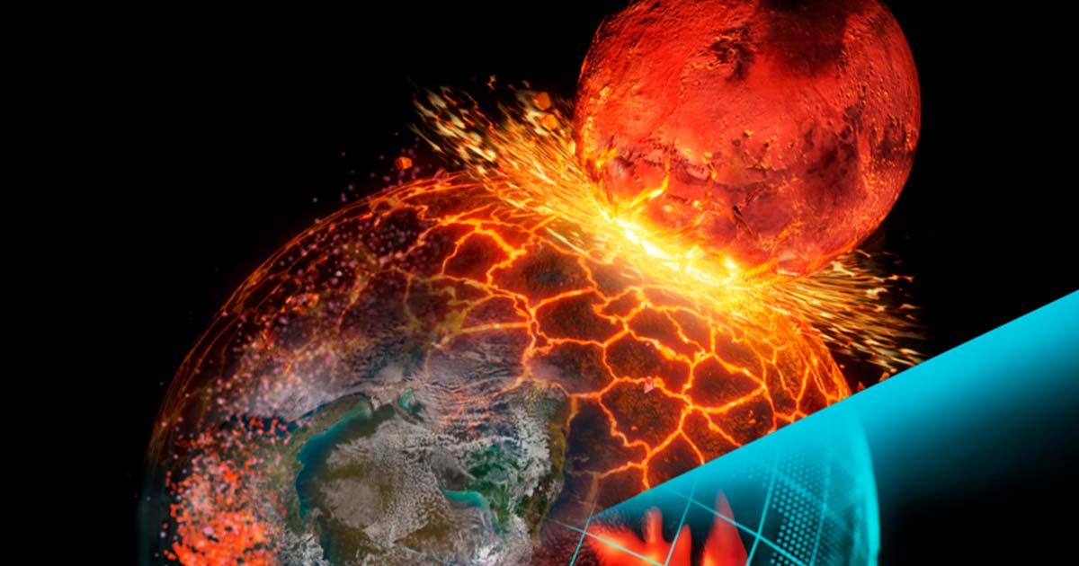 Scientists believe they’ve discovered evidence of Earth’s collision with Theia nearly 4.5 billion years ago thanks to seismic imaging. Source: Hongping Deng, Hangzhou Sphere Studio, China/Nature