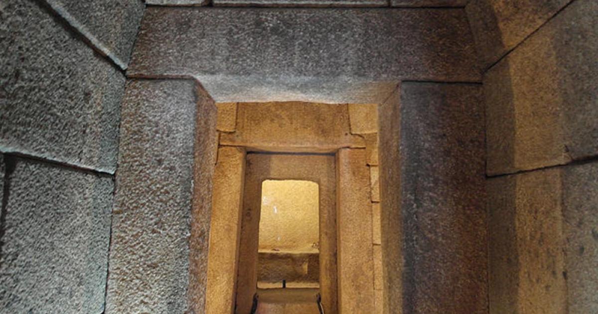 The commanding stone walls and doorways of the Thracian tomb of Kazanlak in Bulgaria. Such Thracian tombs are found across Bulgaria, such as the King’s Mound and marble sarcophagus as unearthed by archaeologists at Boyanovo recently. Representational image only. 