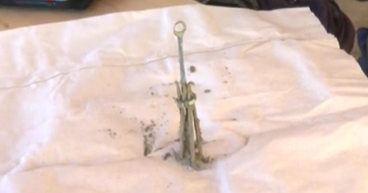 The mechanism or instrument found in Thracian Temple in Bulgaria.