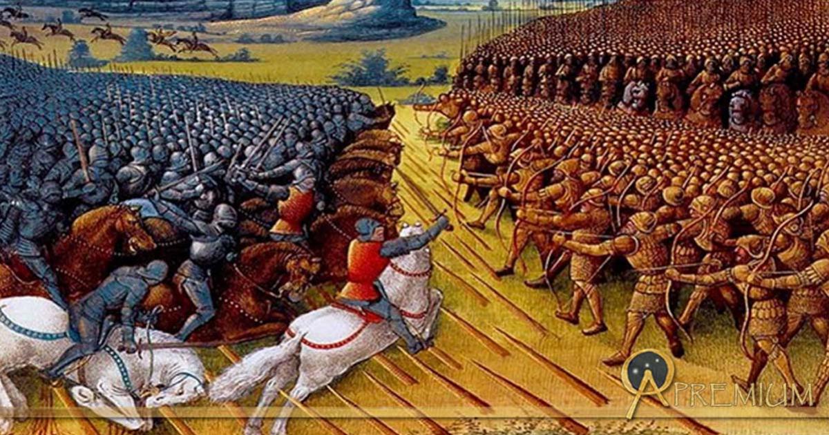 Painting of the Battle of Nicopolis – or the Crusade of Nicopolis