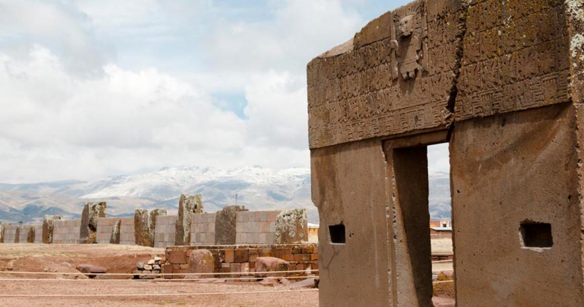 Tiahuanaco Sun Gate in Bolivia. Source: Adwo / Adobe Stock