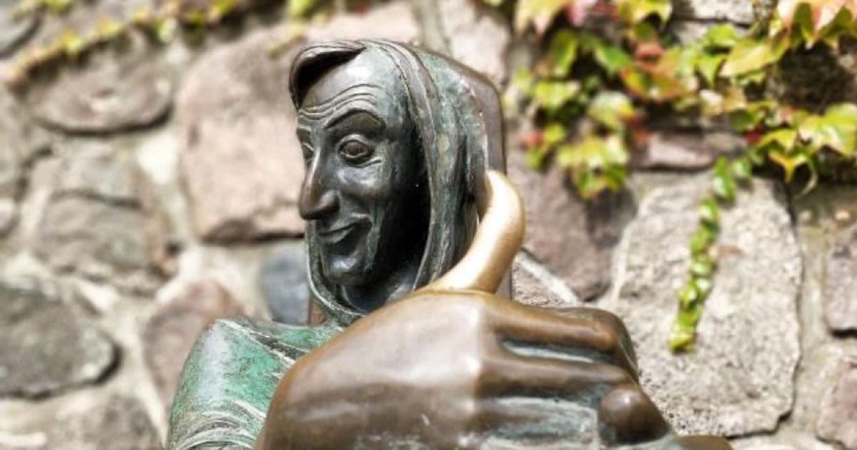 Till Eulenspiegel fountain in Mölln 