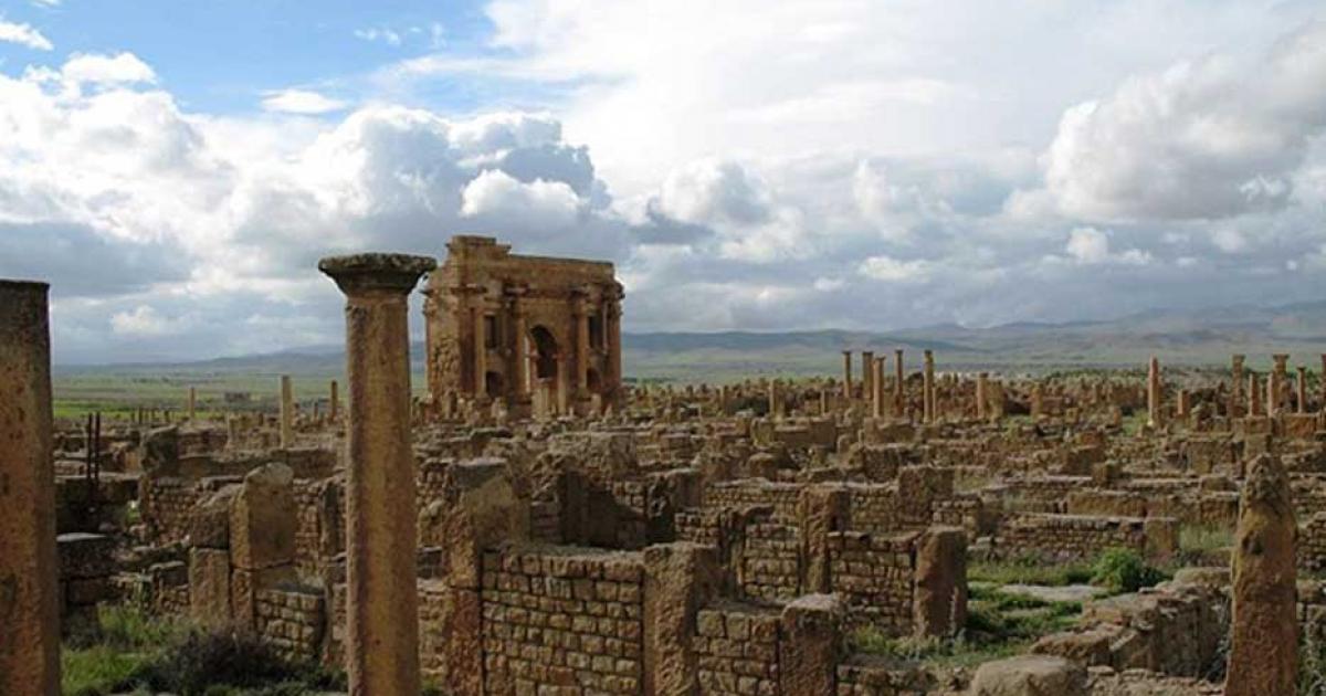 The ruins of Timgad.