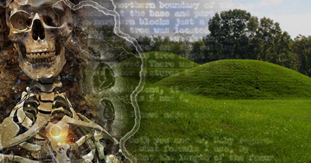 Hopewell mounds from the Mound City Group in Ohio. Representative image 