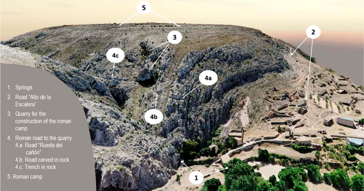 Archaeologist found ruins of the lost city of Titiakos, dating back to more than 2000 years ago, in Deza, Soria in Spain. Source: (Perez, E.S. et all/ Archaeological & Anthropological Sciences)