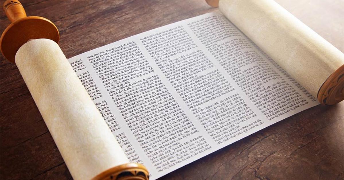 The Sefer Torah, or Toral scroll, is a handwritten copy of the Torah Pentateuch, used for ritual Torah readings, known as parashah. Source: pamela_d_mcadams / Adobe Stock