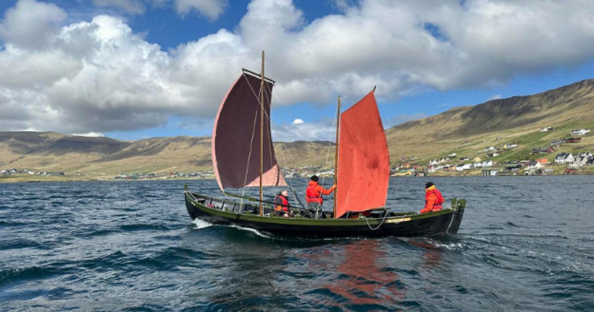 The Viking replica boat, Naddoddur.
