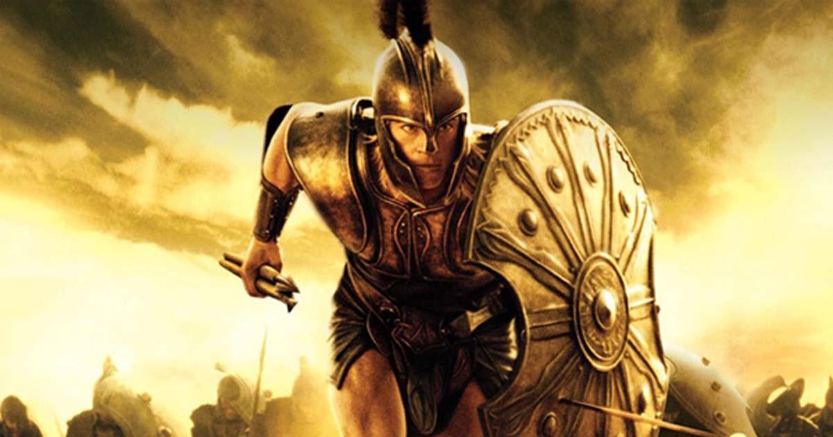 Scene from the movie, Troy, loosely based on Homer’s Iliad. (Troy)