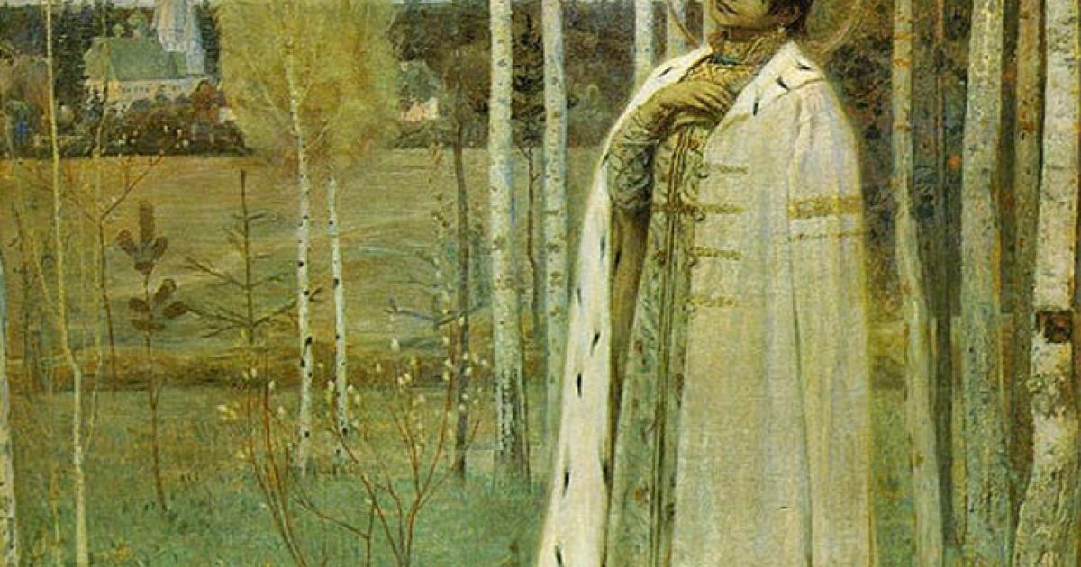 Tsarevich Dimitry by Mikhail Nesterov. (1899) 