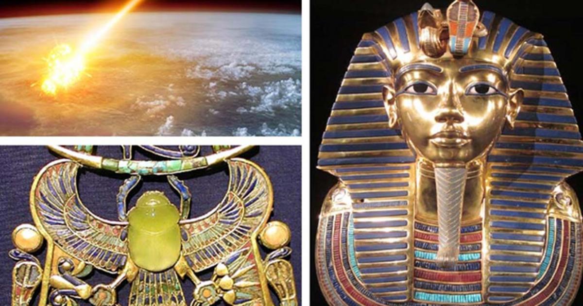A comet strike/ Tutankhamun’s brooch/Tutanhhamun’s Sarcophagus 