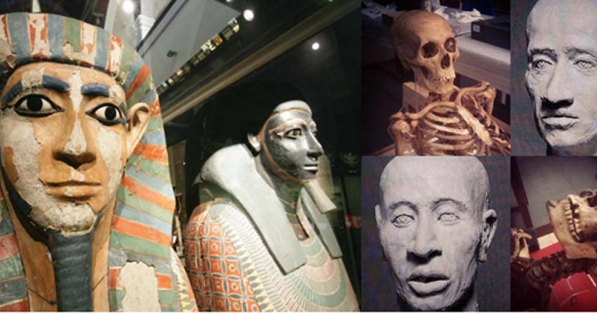 Khnum-nakht and Nakht-ankh are a popular attraction of Manchester Museum’s Egyptology collection