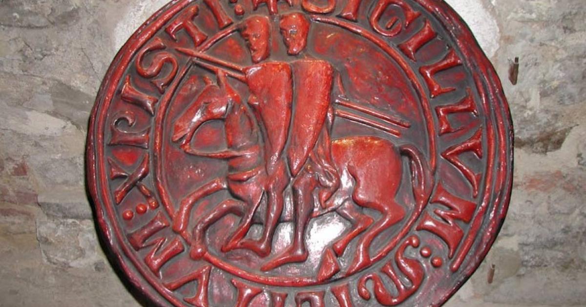 The seal of the Knights Templar