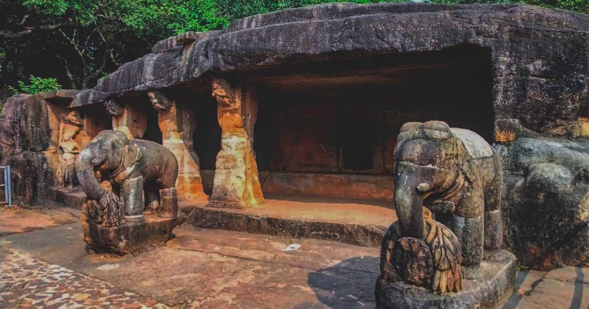 The entrance to the Ganesha Gumpha section of the Udayagiri cave complex. Source:  Paramanu Sarkar / CC BY SA 4.0