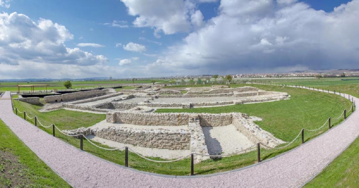 Ulpiana, the archaeological site in Kosovo. 