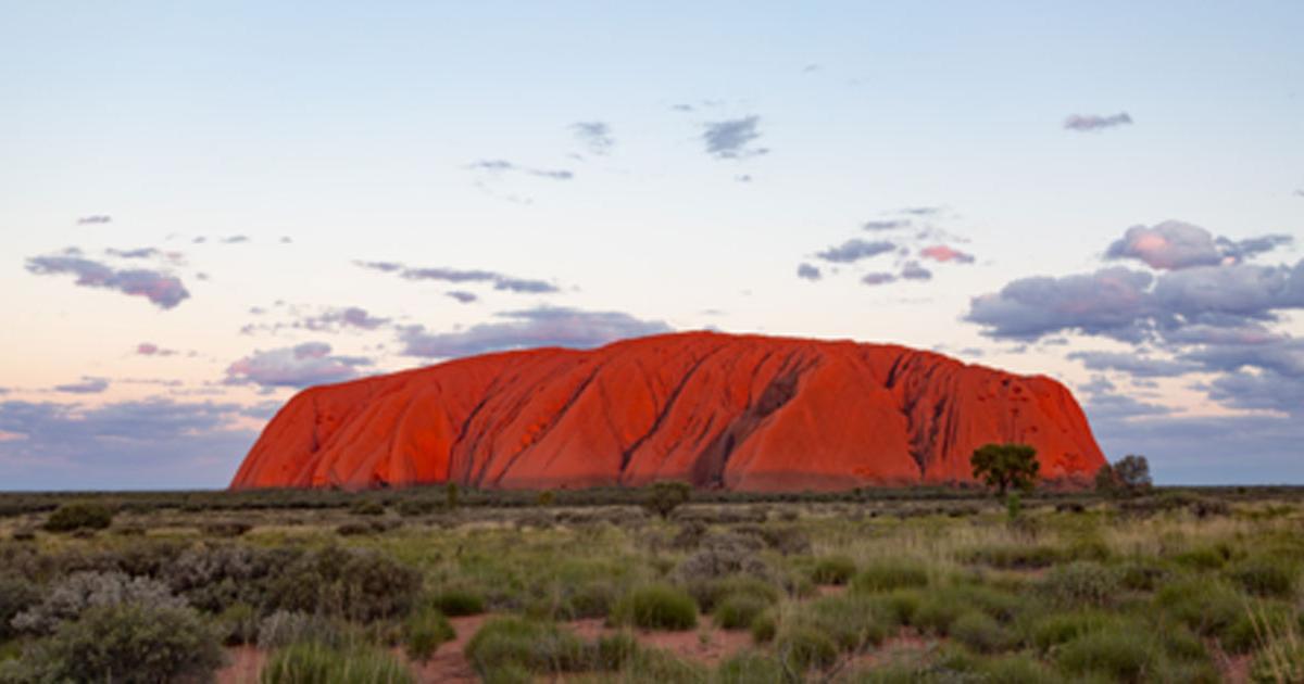 The Uluru sacred site in Australia