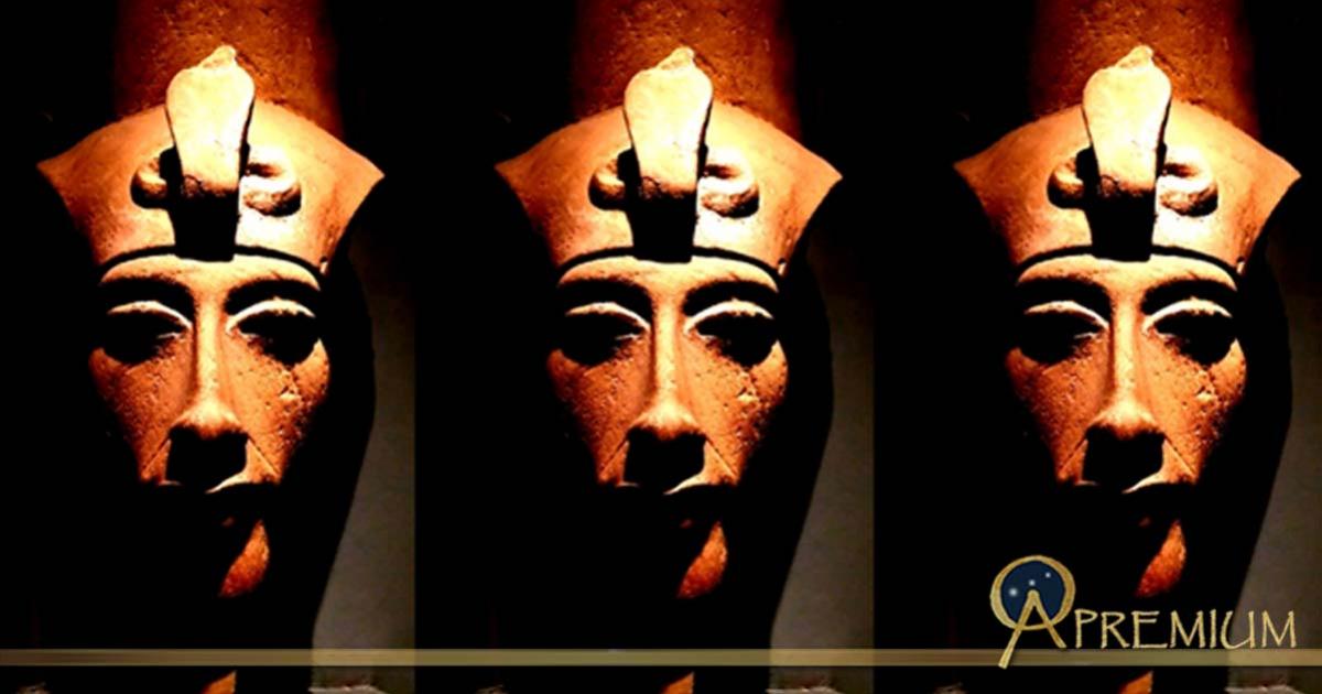 A bust of Pharaoh Akhenaten. Design by Anand Balaji.