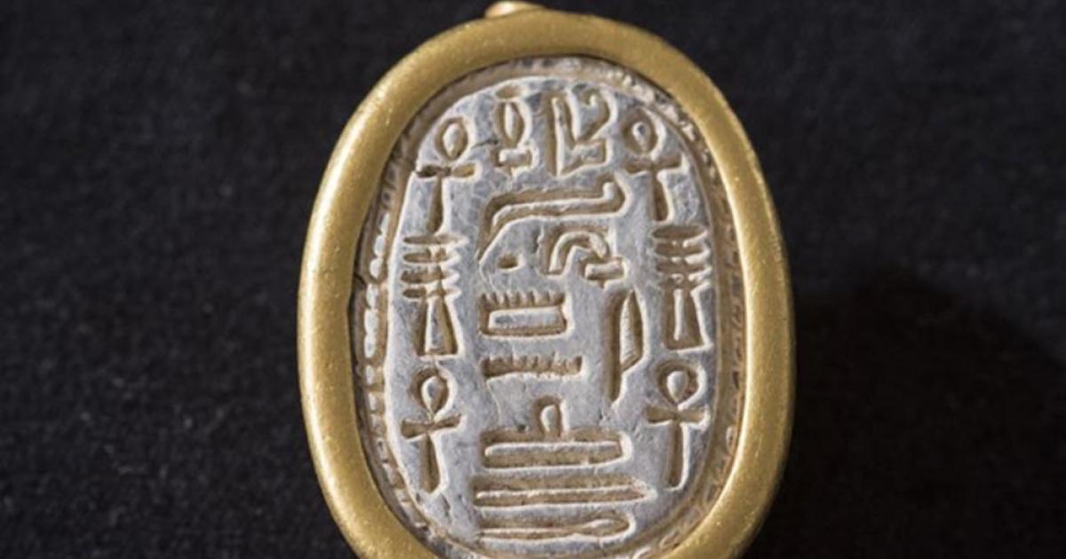 Unique Scarab Seal from Egyptian Thirteenth Dynasty Discovered in Israel