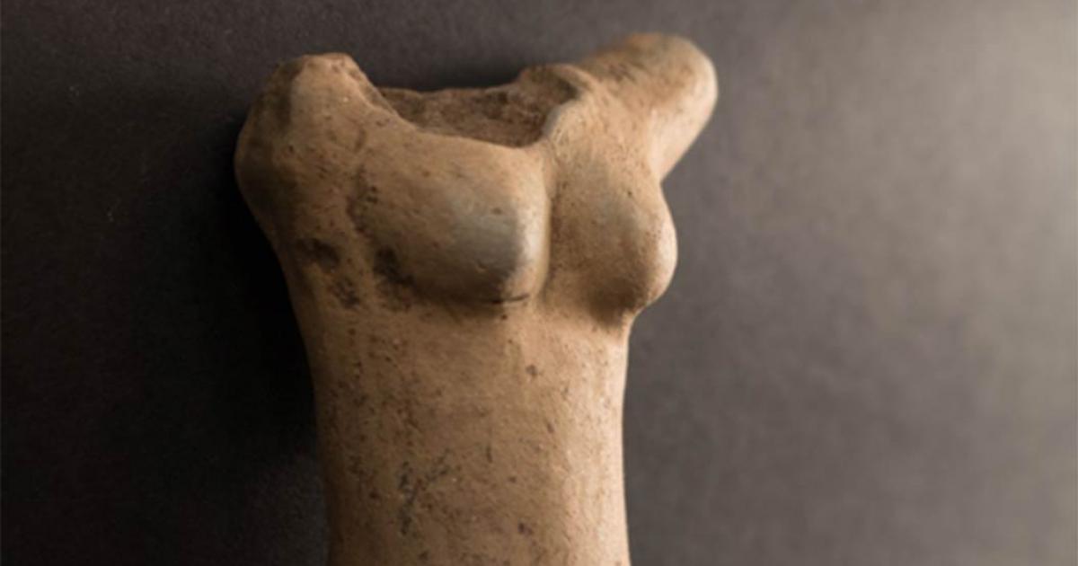 Front of the main piece of the Stone Age Venus of Egerszeg Statuette recently unearthed in Hungary. Source: Göcsej Museum