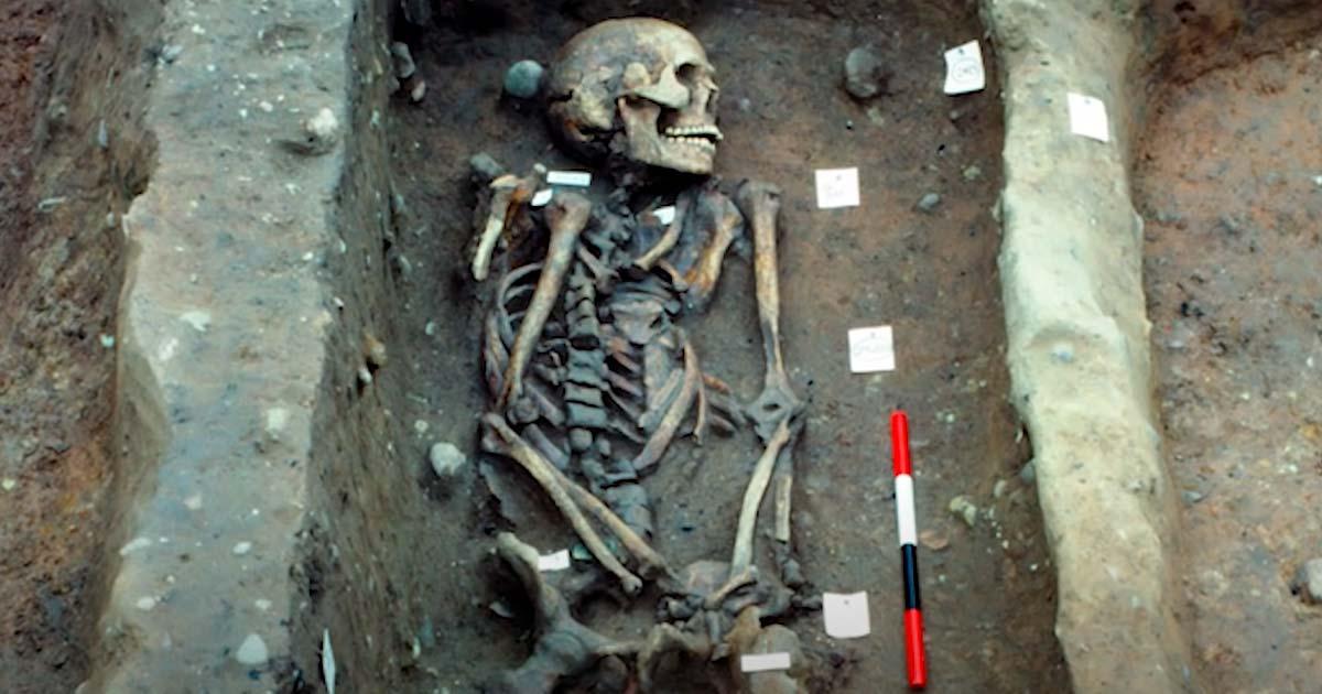 Repton Viking Burial. Source: YouTube Screenshot / History Hit.