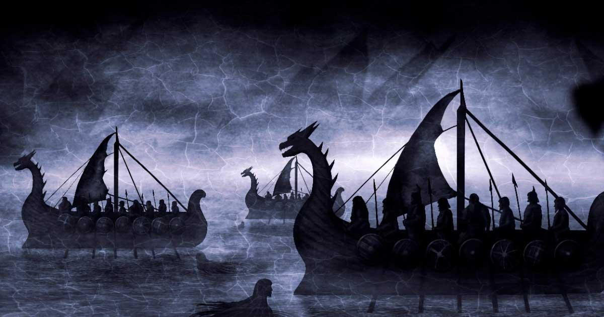 Viking ships like these were built, serviced, loaded, and unloaded at Viking shipyards across Scandinavia, and the recent Birka Viking shipyard discovery is a "first of its kind” in the world of Viking ports.	Source: Dimart_Graphics / Adobe Stock