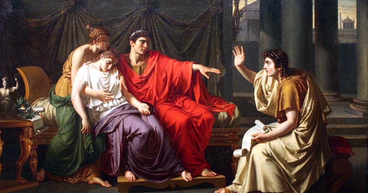 Virgil Reading the Aeneid to Augustus, Octavia, and Livia 