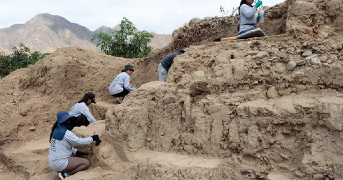 Pre-Inca wall has been discovered in Huaca Tomabal, Valley of Viru in Peru. It supported a ceremonial temple, experts explain. Source: University of Trujillo