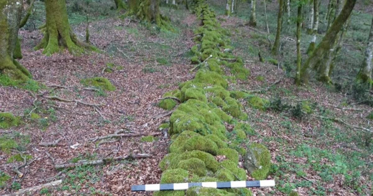 Wall purported to be used to contain Spartacus in Calabria, Italy	Source: Archaeological Institute of America