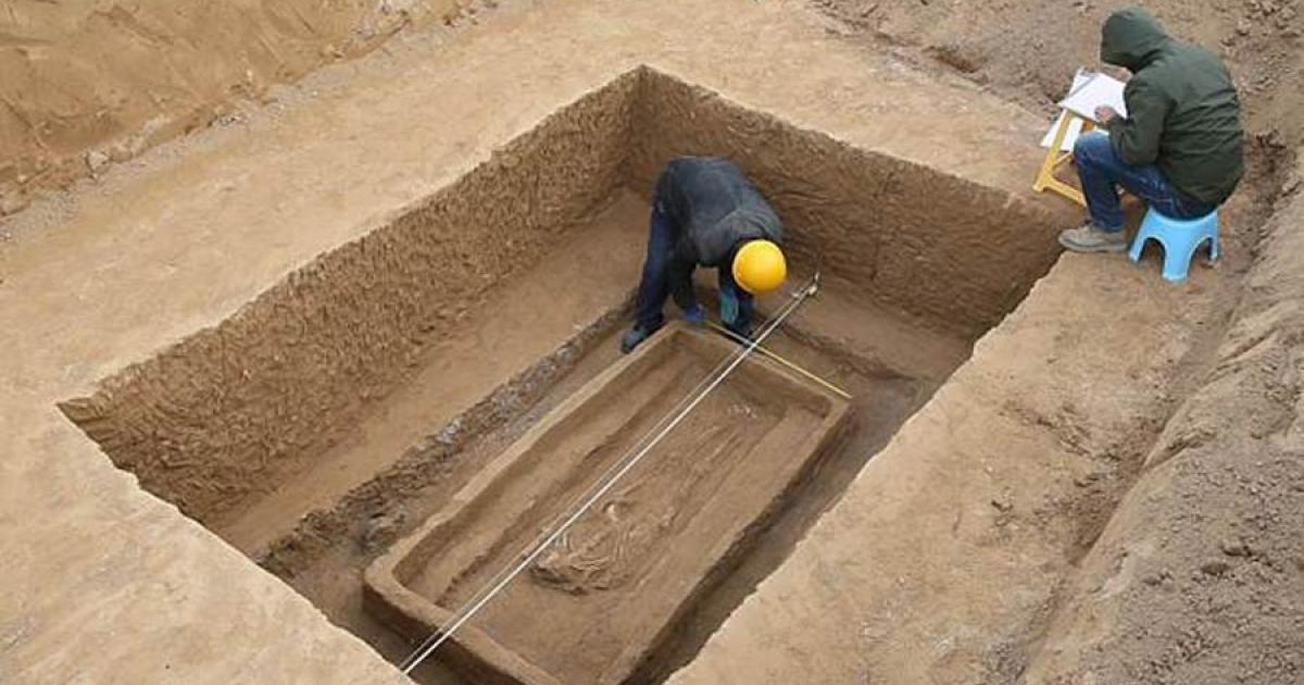 One of the Warring States Period graves found in Sanmenxia City in central China of a total of 260 that have stunned Chinese archaeologists.		Source: CGTN