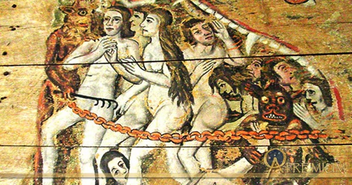 Detail of the Wenhaston Doom