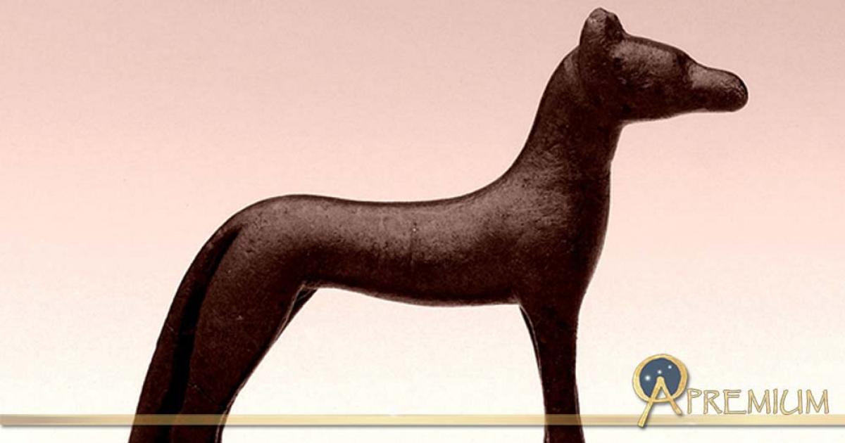 Bronze statuette of the funerary deity, Wepwawet; design by Anand Balaji 