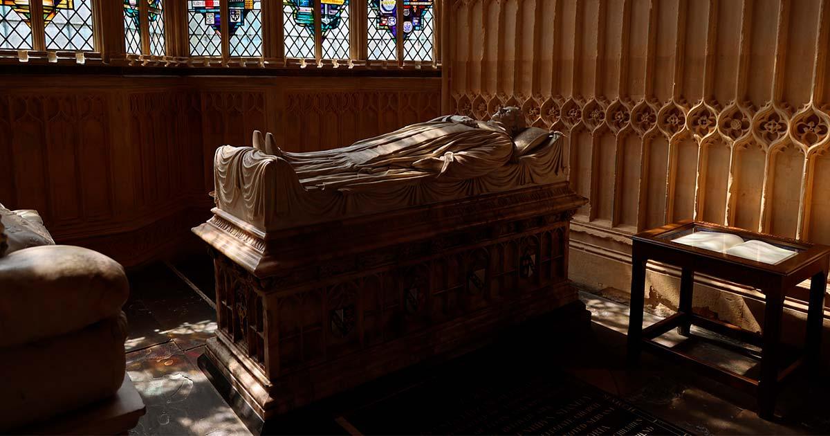 Tomb inside Westminster Abbey. Source: Stefano / Adobe Stock.