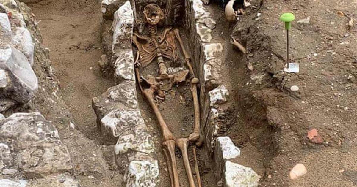 One of the most exciting discoveries made during the excavation of the Great Sacristy at Westminster Abbey is the skeleton of a monk in “extraordinary condition”, which could hold valuable archaeological data.           Source: Westminster Abbey