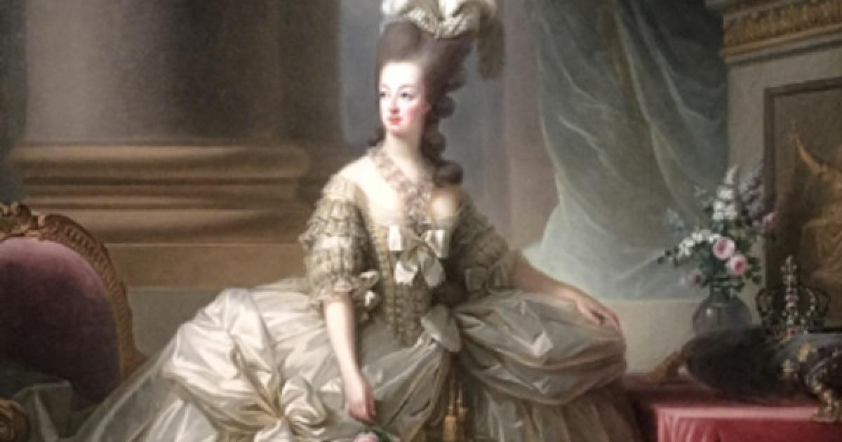 Marie-Antoinette en grand habit de cour - 1778 - Elisabeth Louise Vigée Le Brun.