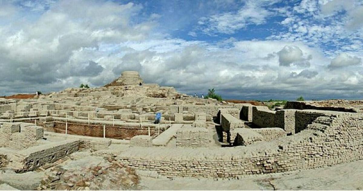 Excavated ruins of Mohenjo-daro, Pakistan