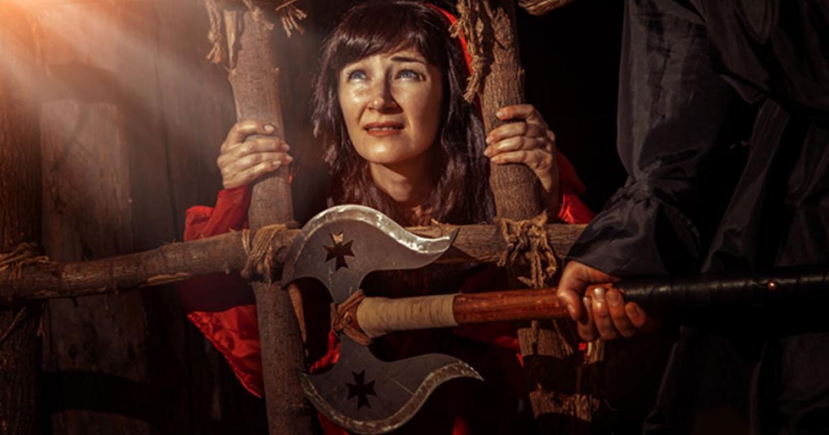 Witch in witches prison known as ‘The Cage’. Source: diter / Adobe Stock.