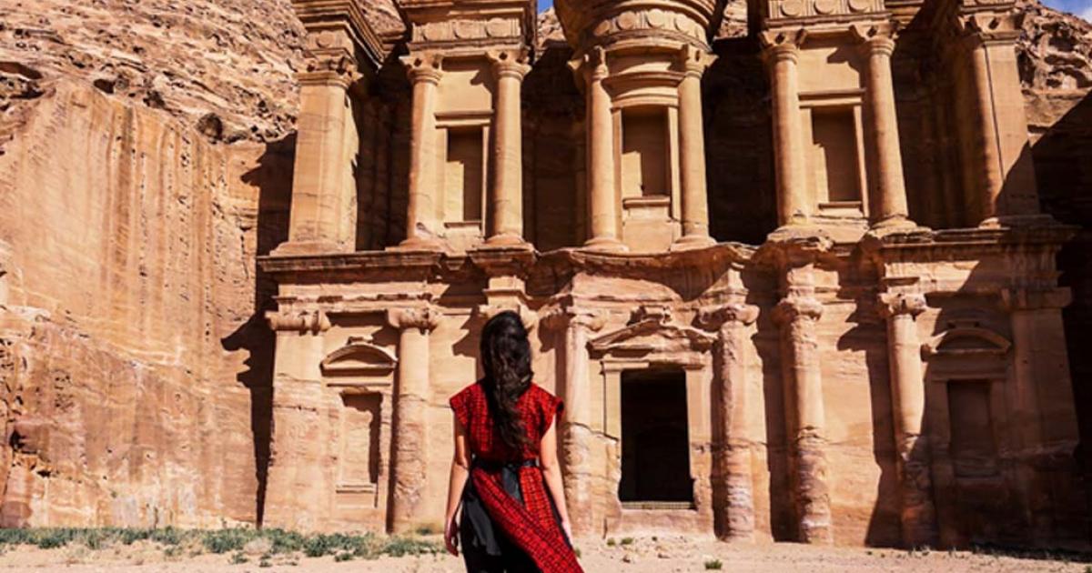  Woman at Petra.
