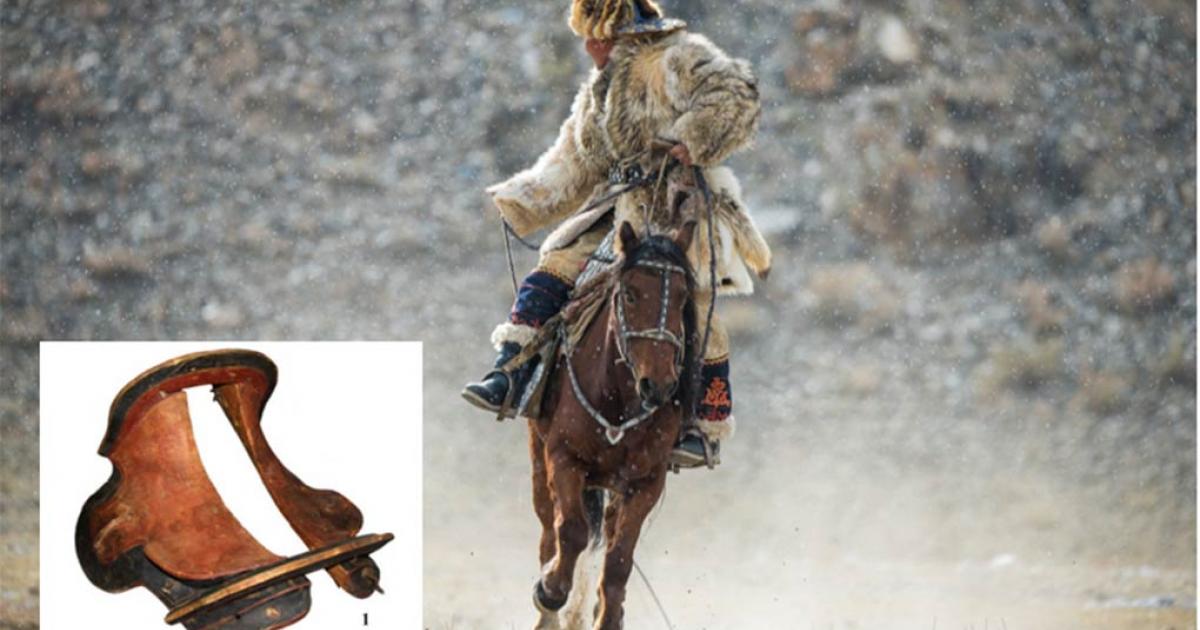 1,500-year-old Perfect Wooden Saddle of Rouran Warrior Found