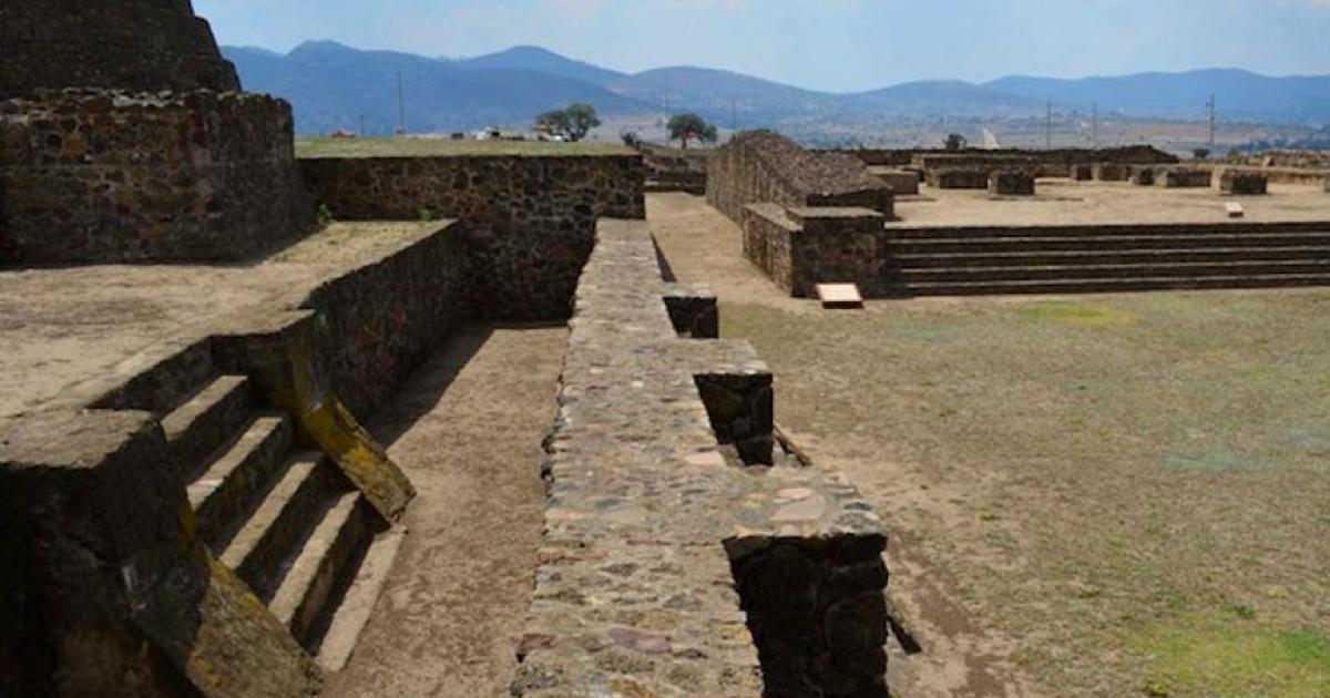 Zultepec-Tecoaque archaeological site in Tlaxcala, Mexico