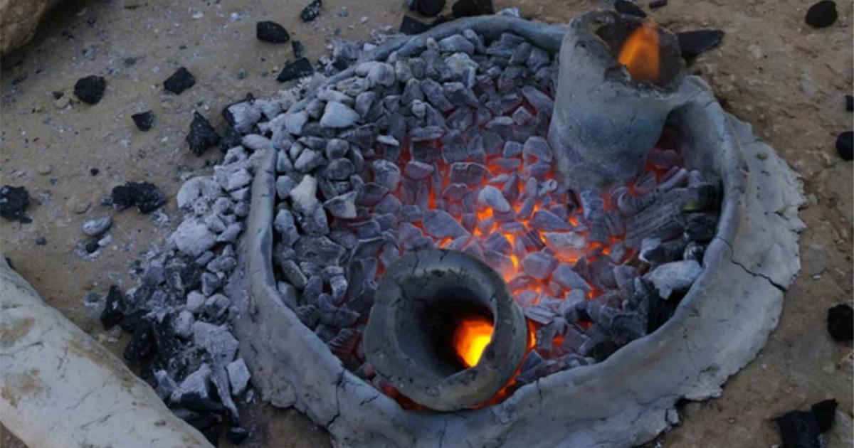 Hi-tech Metal Furnace of the Negev Alchemists Incinerates History