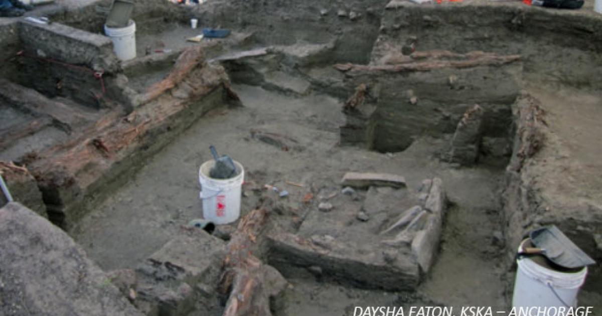 Pre-Contact Native Village in Alaska