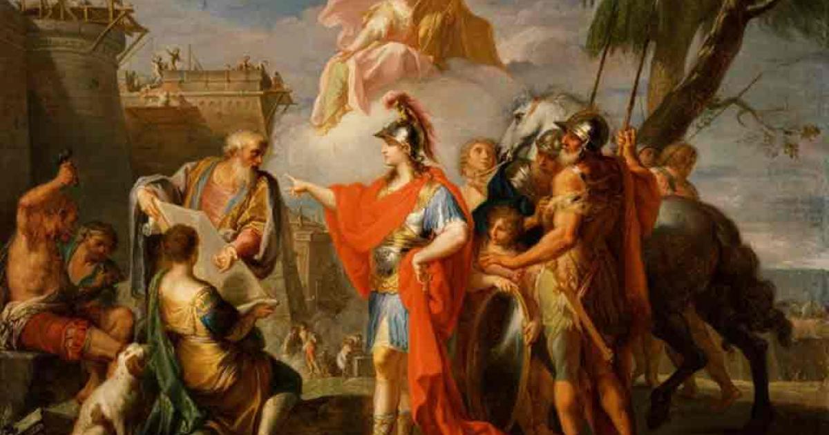 Alexander the Great Founding Alexandria, Egypt.	Source: Public Domain