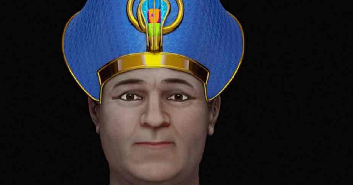 Reconstruction of Amenhotep II. Source: Cicero Moraes
