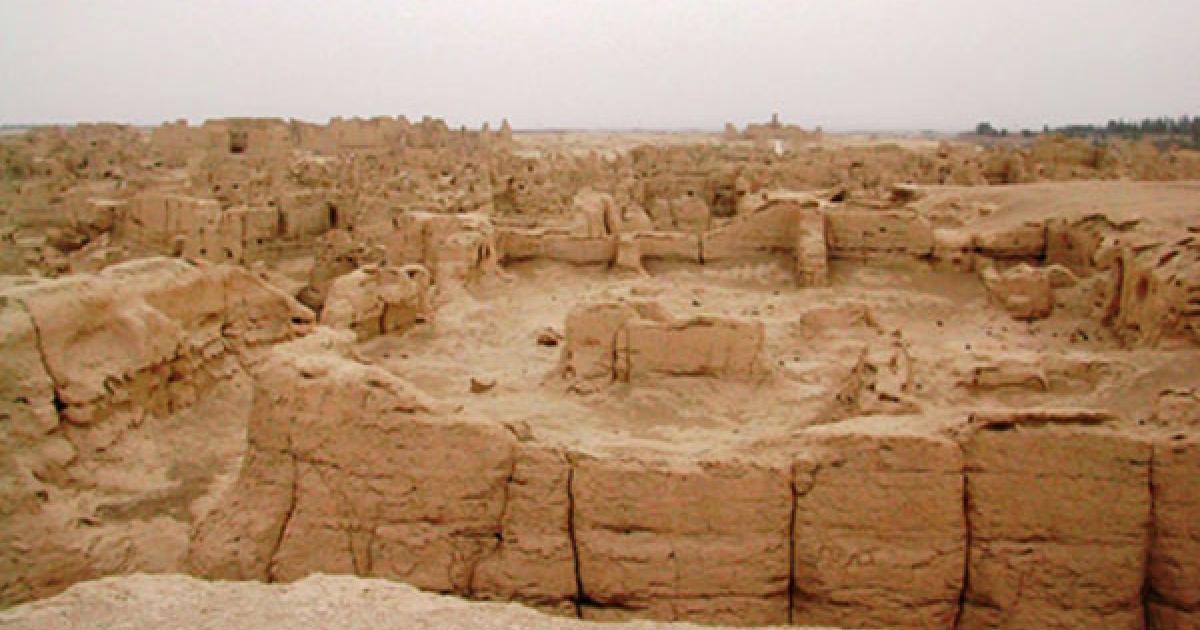 Ancient Chinese city of Loulan