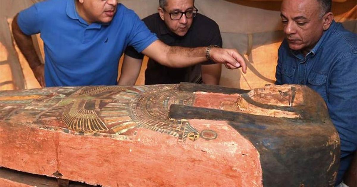 Dozens Of “New” Ancient Egyptian Coffins Found Near Saqqara