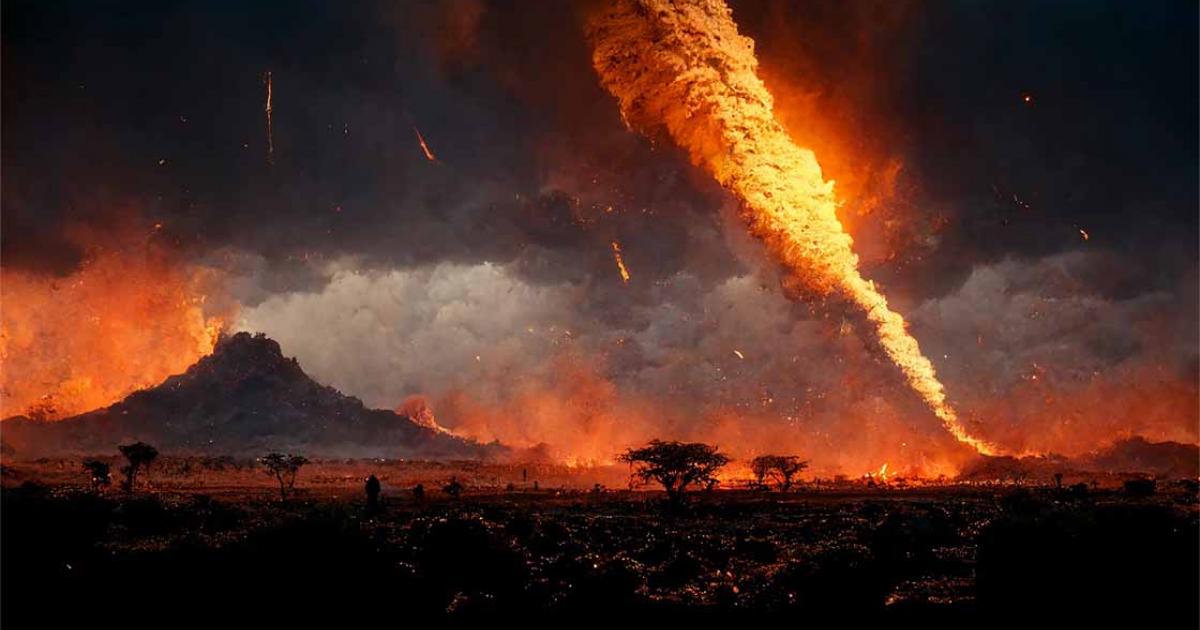 Humanity is no stranger to catastrophe, and some ancient disasters can help put current issues in perspective.            Source: yamonstro/ Adobe Stock