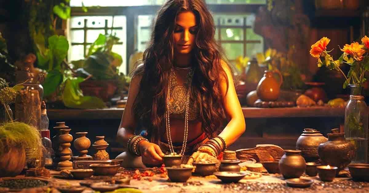 Representational image of ancient healing medicinal practice. Source: dimensdesign / Adobe Stock